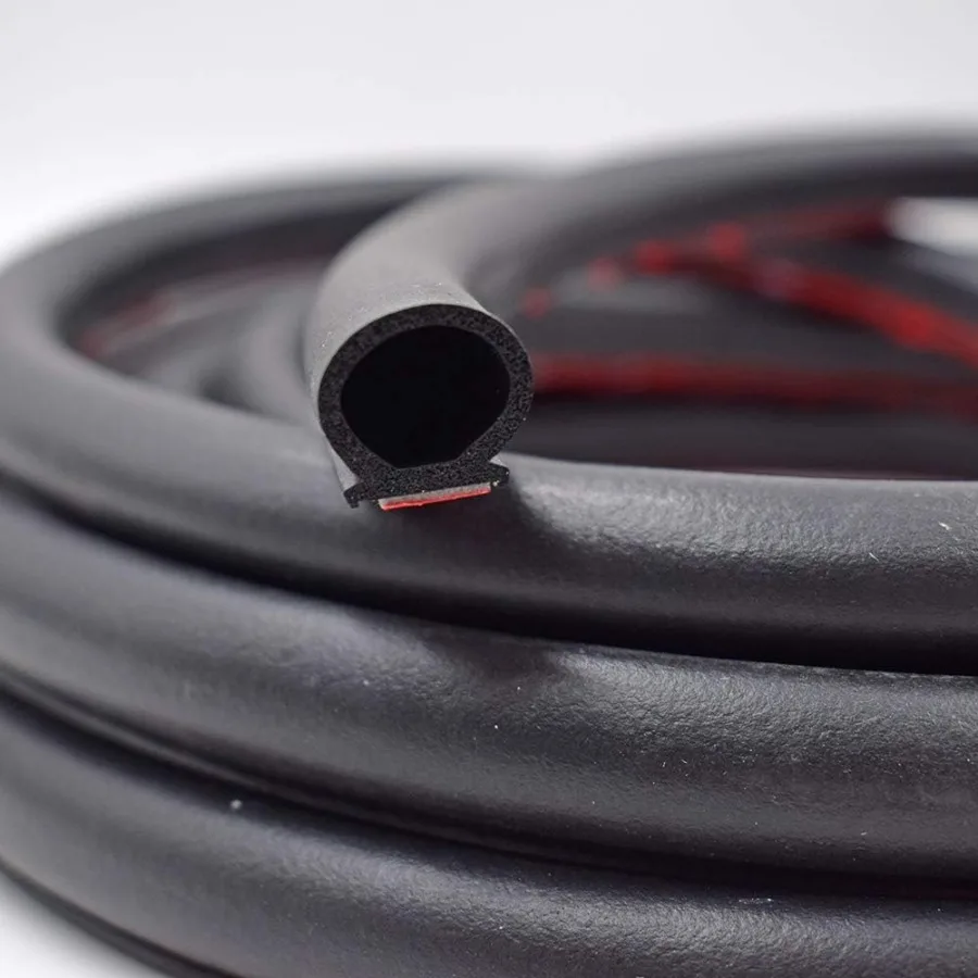 

Звукоизоляция автомобильных дверей, автомобильный двигатель, резиновая уплотнительная лента для дверей, полая черная, 0,649, высота X 0,577, ширина, уплотнительная лента Bi
