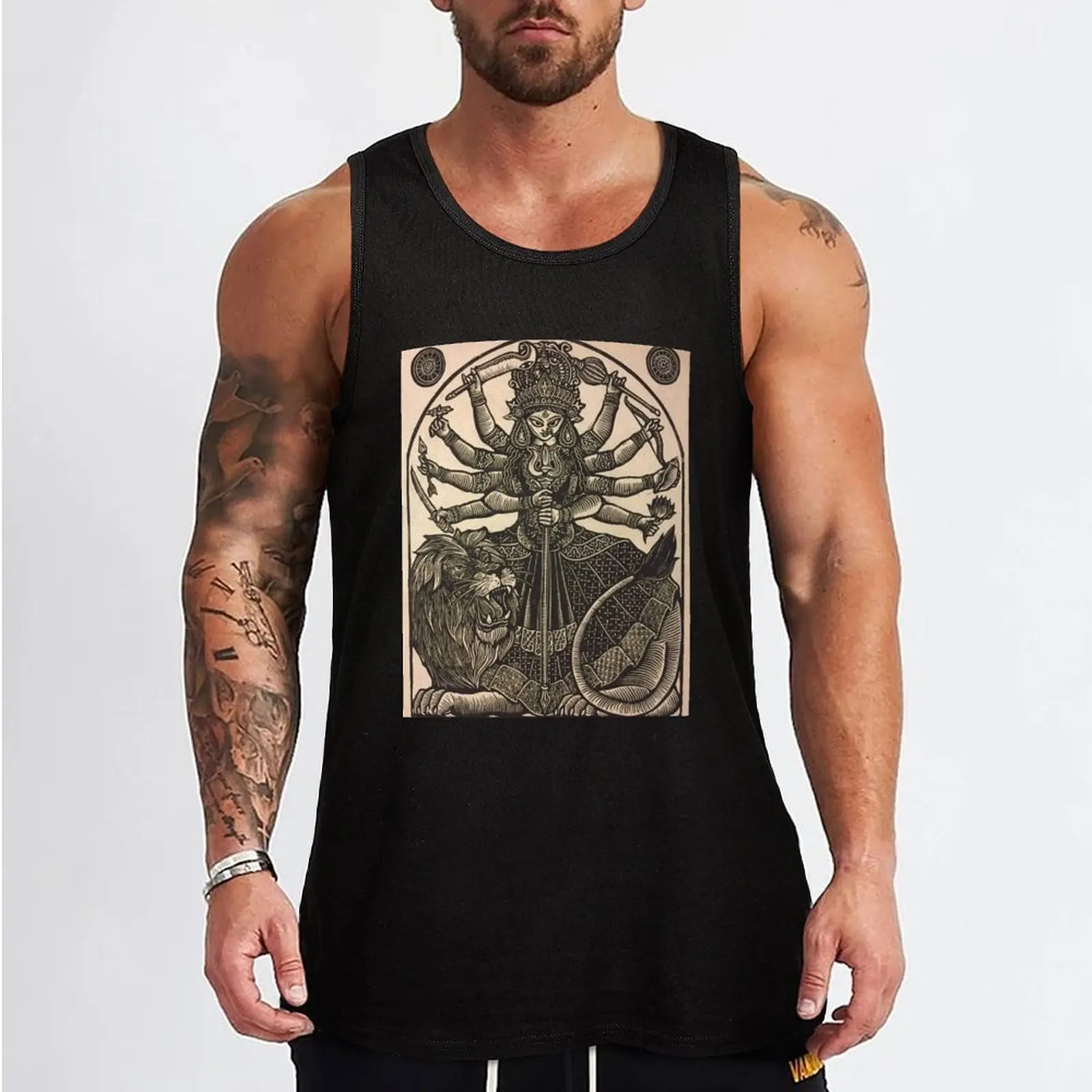 Maa Durga | Godess | Shakti Tank Top Top new in tops & t-shirt gym clothing men