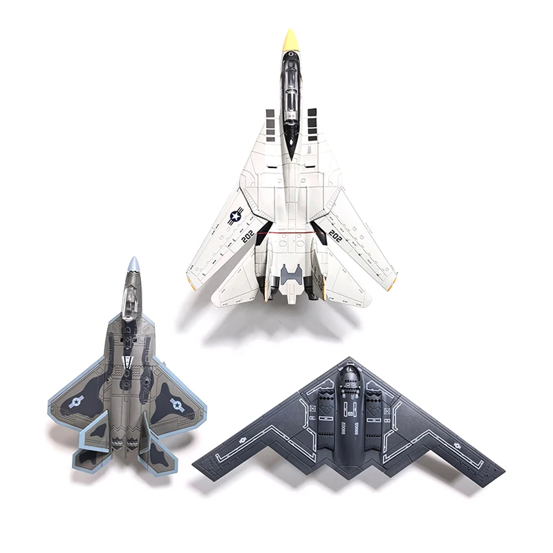 

Creative Military Building Blocks F-14 F-22 B2 SU-35S SU-57 Stealth Fighter Bomber Model Series Toys For Boys Christmas Gifts