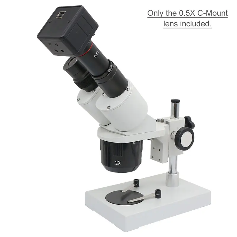 C-mount Adapter Lens C Mount Lens for USB Industrial Camera Digital Eyepiece Connected Microscope Reduction Relay Lens 0.3X 0.4X
