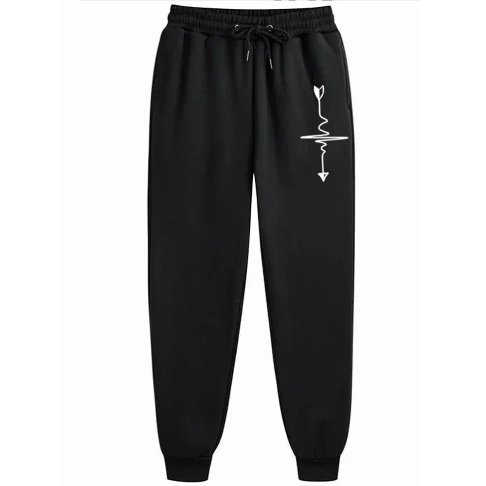 

Printed Women Sweatpants Autumn Winter Fleece Trousers Casual Sports Fitness Female Jogging Pants