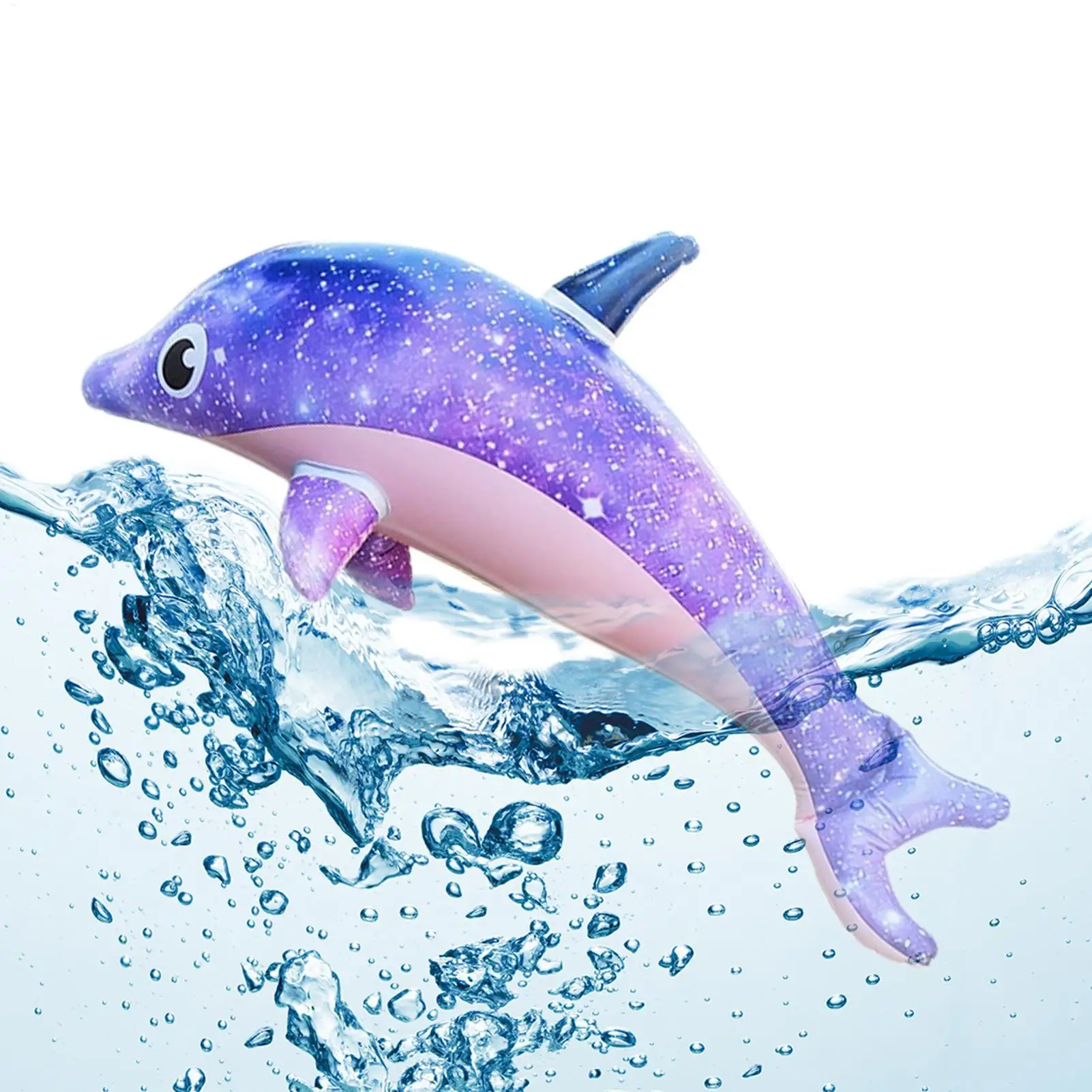 Inflatable Dolphin Outdoor Pool Toy Birthday Party Decoration Inflatable Dolphin Rainbow Inflatable Toy Ocean Themed Party