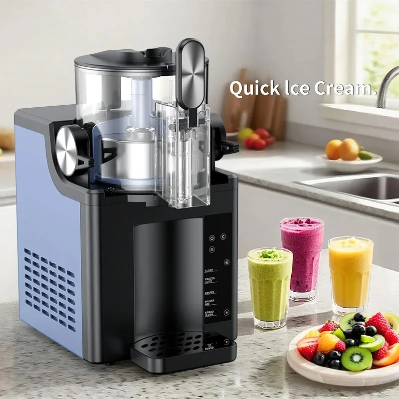 

1,5 л портативный электрический льдогенератор с автоматическим управлением, машина для замороженного крема, функция бритвы