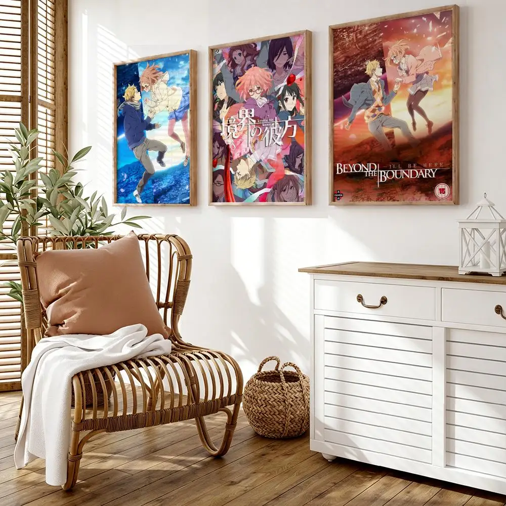 Anime B-Beyond the B-Boundary cool Poster Wall Stickers HD Painting Self Adhesive Art Decals for Bedroom Living Room Home Decor