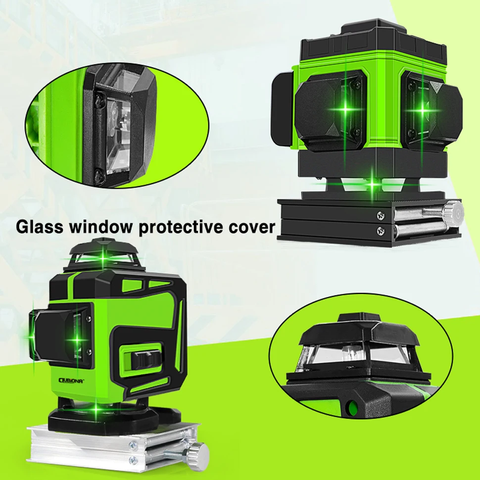 CLUBIONA store  Green 12 line (IE12A / 1E12C Laser Level Glass Window top Protective Cover Accessories