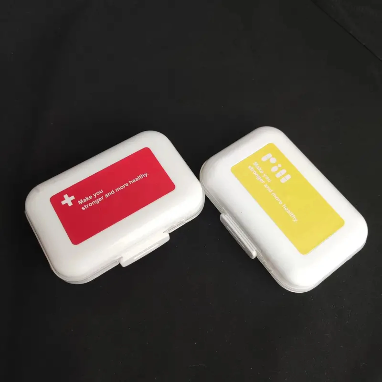 Practical 8-grid Plastic Storage Box for Medicine, Portable Rectangular Pill Small Square Box with 7 Days Organization, Durable 