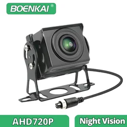 BOENKAI AHD 720P Vehicle Rear View Cameras Reverse Backup Camera 4Pin Waterproof Night Vision For 12V 24V Bus Truck Sprinter Van