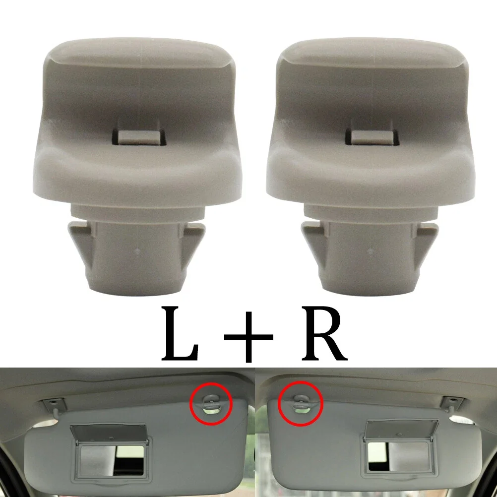 

2Pcs Auto Sun Visor Clip Holder Bracket For Nissan Qashqai J10 Juke F15 Tiida C12 Sun Visor Clip Holder Auto Fastener & Clip