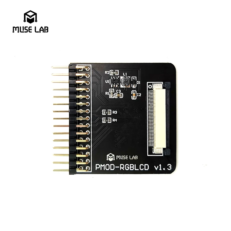 

Плата расширения PMOD-RGBLCD Модуль расширения iCESugar FPGA Стандартный интерфейс PMOD 4,3-дюймовый TFT LCD Опция разрешения 480*272