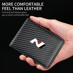 Car Driver License Wallet ID Credit Card Storage Holder Purses For Hyundai N Line Performance I20 IX35 I30 Sonata Elantra Velost