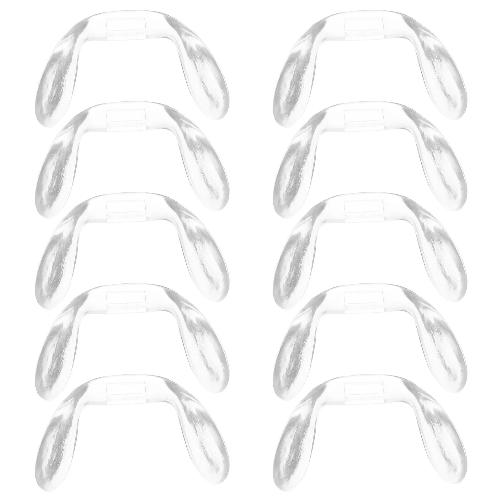 

10Pcs Anti Slip Nose Pads Single Hole Design Even Pressure Distribution for Comfortable Wear Sunglasses Nose Pads