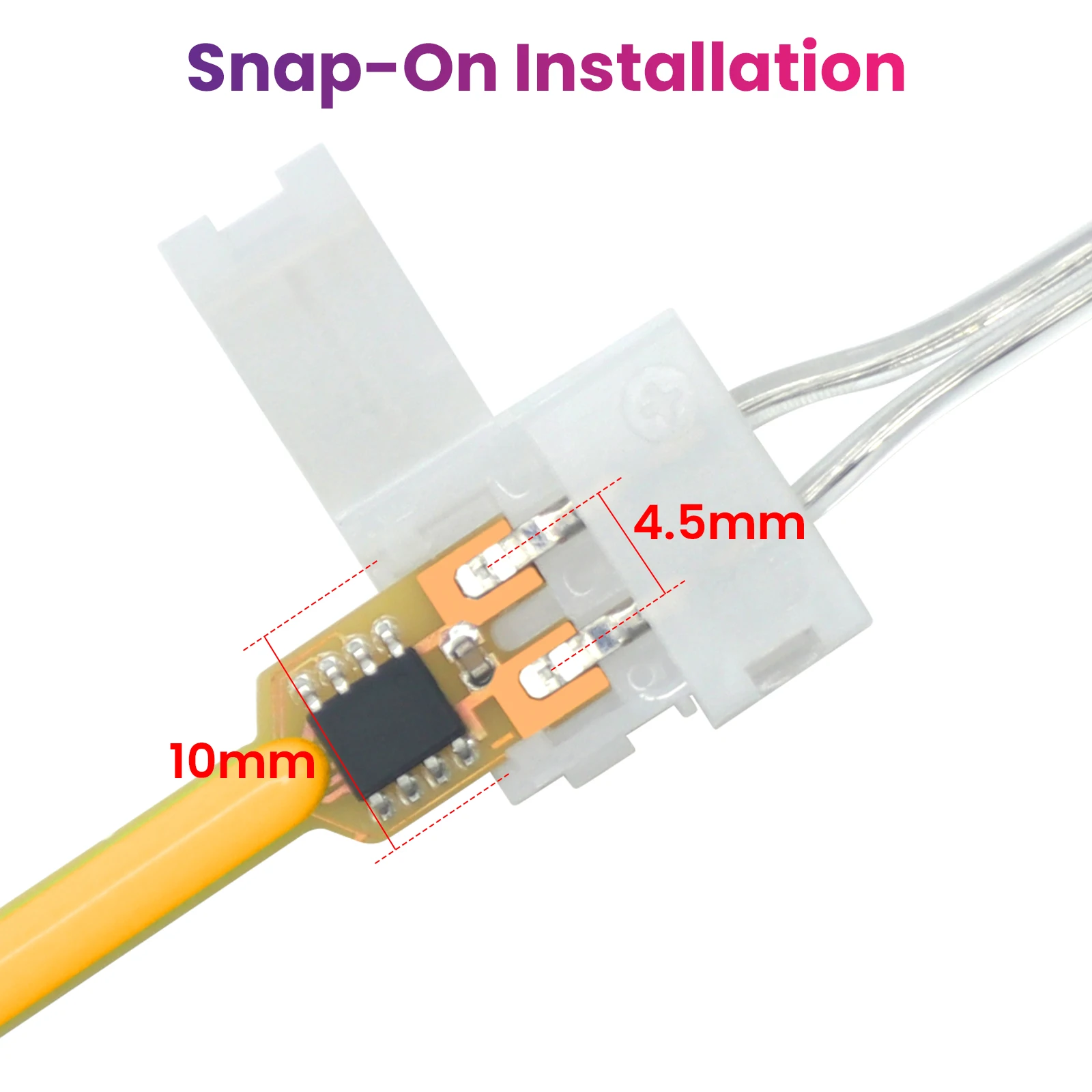 3V Cob 40mm 59mm 70mm Meteor Shower Flowing Water Lamp Led Filament Light Diodes Parts USB Switch With Buckle No Need Welding