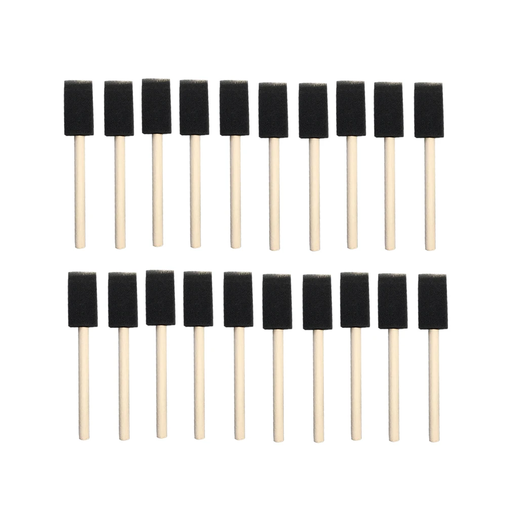 

24 Pcs Painting and Graffiti Brush Acrylics Stains Paintbrushes Drawing Wooden