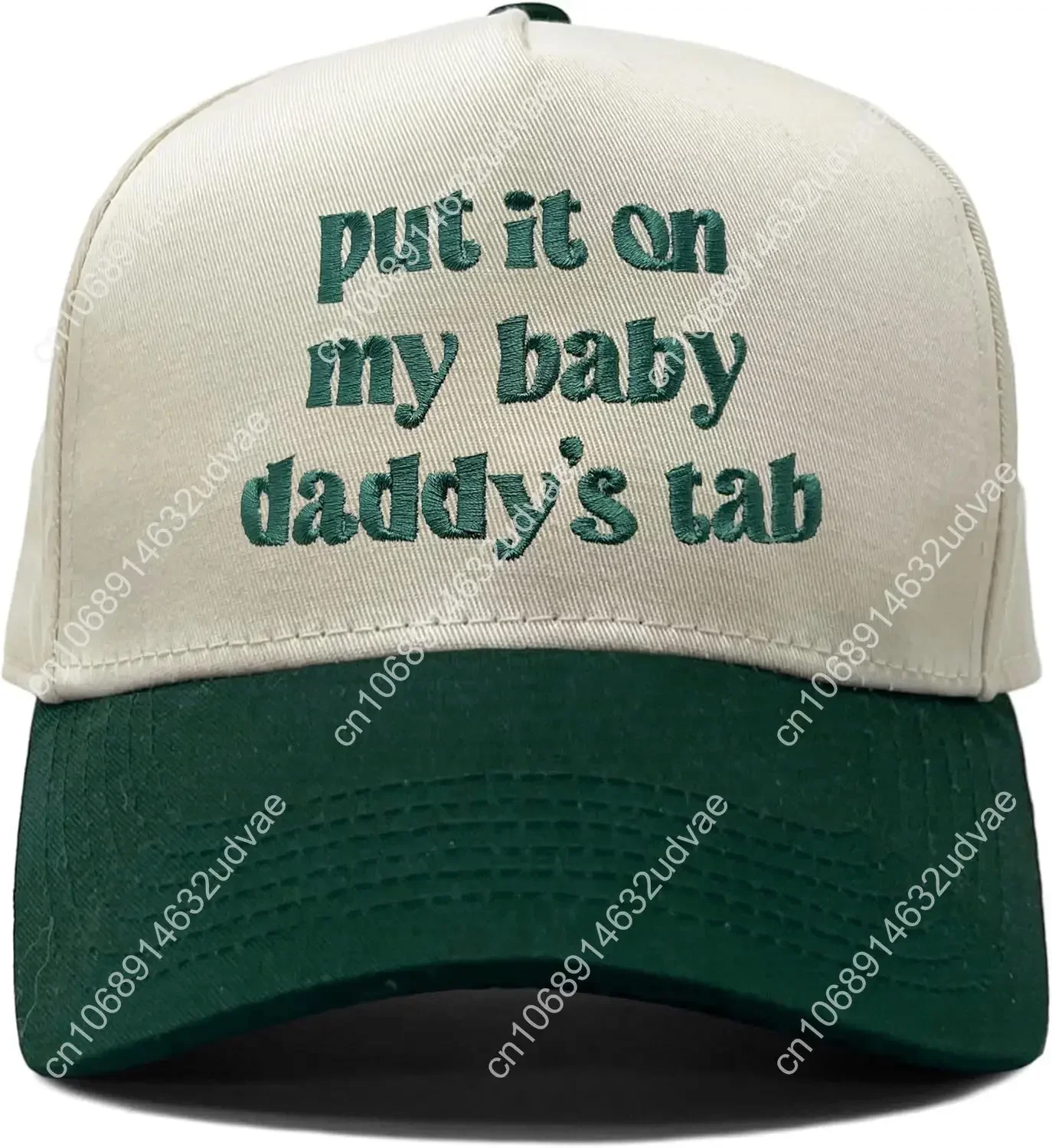 

Baby Daddy - Put It On My Tab Funky Junque Adjustable Canvas Snapback Trucker Hat Funny Family Roles Hats