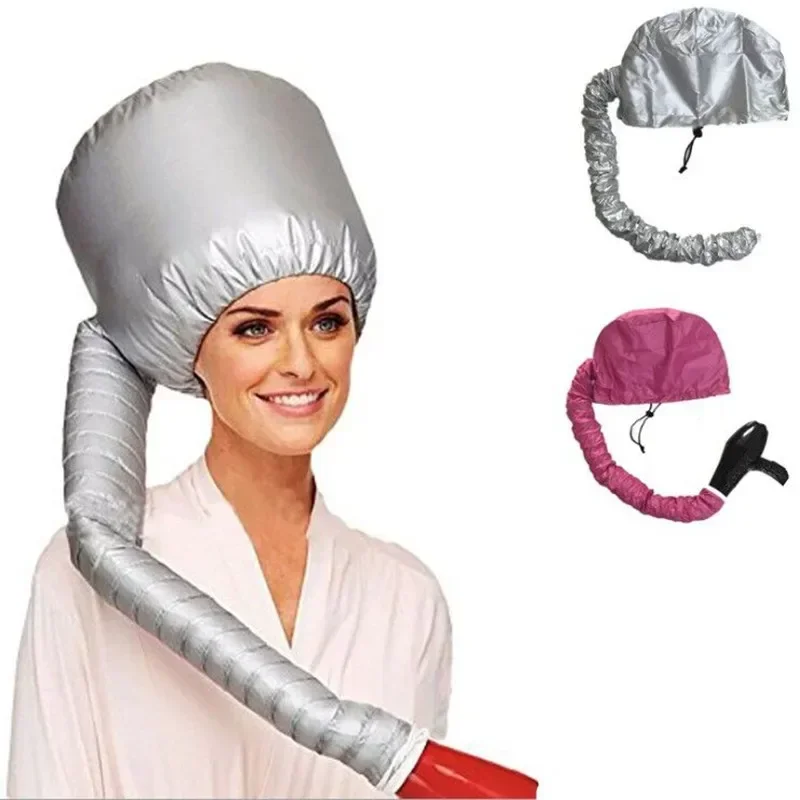 Portable Soft Hair Drying Cap Adjustable Womens Hair Hairs Blow Dryer Quick Dryer Cap Home Hairdressing Salon Supply Accessories