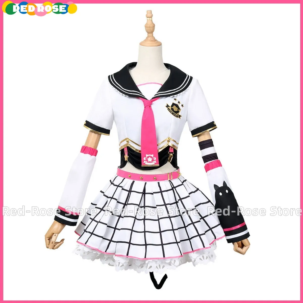 Anime Love Live! Nijigasaki High School Idol Club Tennouji Rina Cosplay Costume Wig JK Uniform Shoes Woman Sexy Carnival Suit