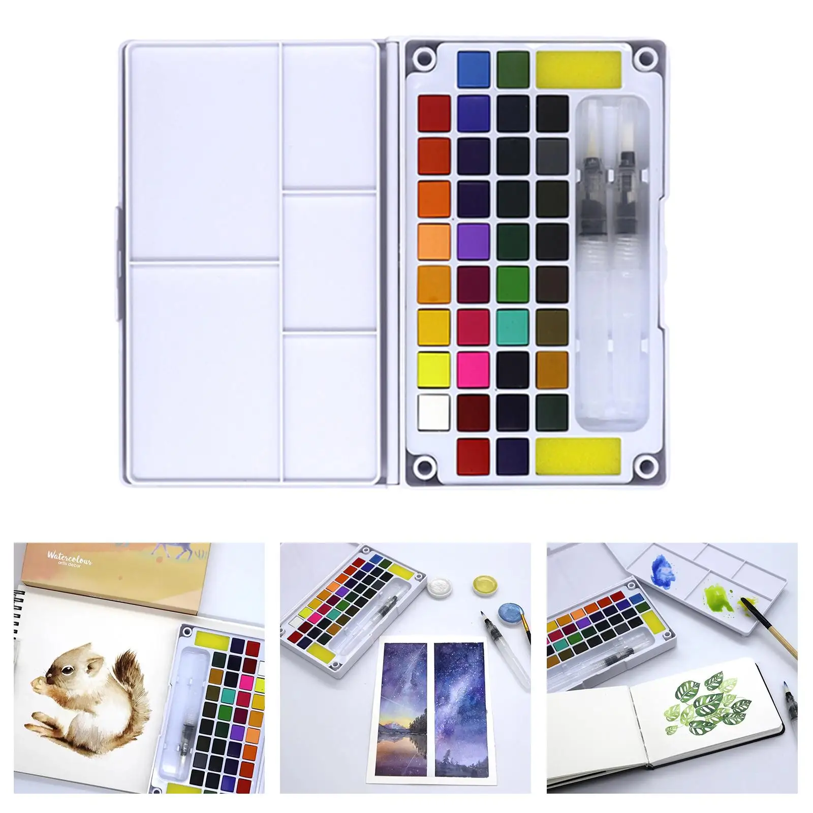 Watercolour , 36 Colours Water Colours Paint, Light and Portable Professional Water for Adults Kids Painting Enthusiasts