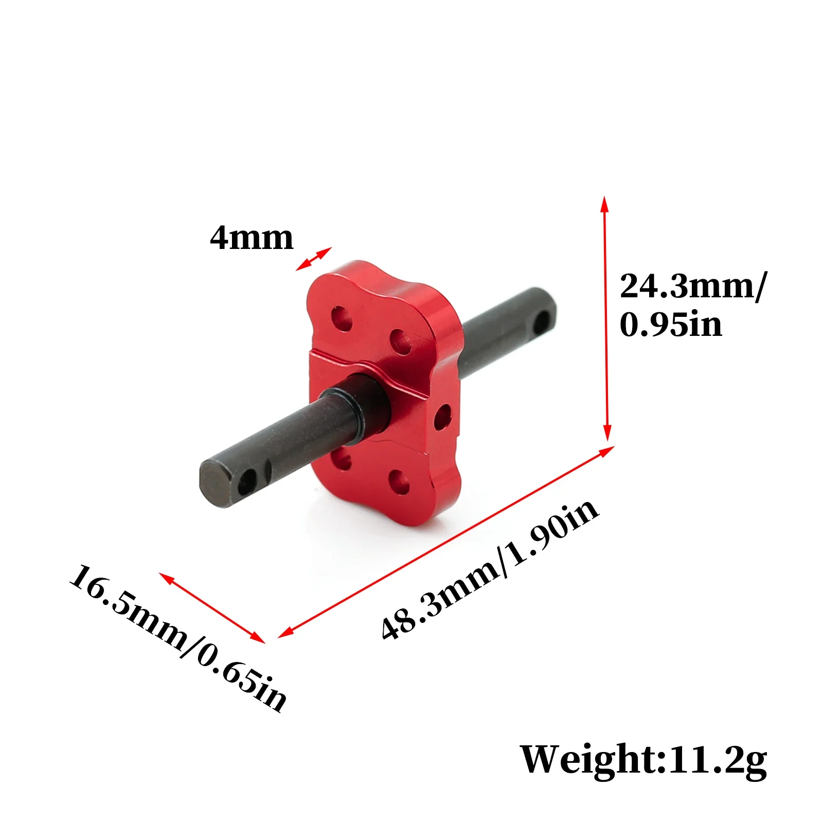 อลูมิเนียม Aolly Differential Locker Spool Diff Lock สําหรับ Traxxas Mini Maxx รถบรรทุกมอนสเตอร์ RC รถอัพเกรดอุปกรณ์เสริม