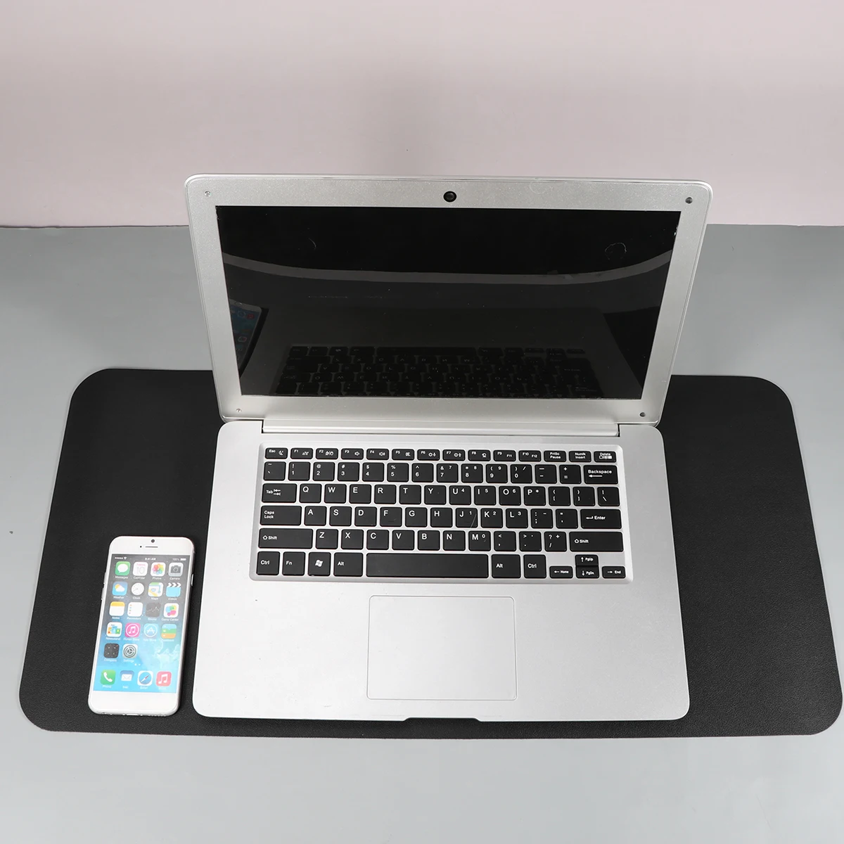 

Waterproof Oilproof Mouse Pad Black Non Slip Anti Fatigue Wrist Support Big Desktop Mat Smooth Touch Home Office Study