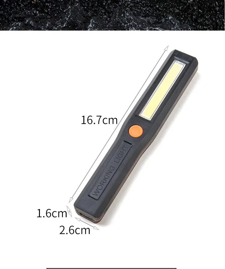 Hand-held work light New COB Strong light Automotive inspection light with magnet multi-function flashlight