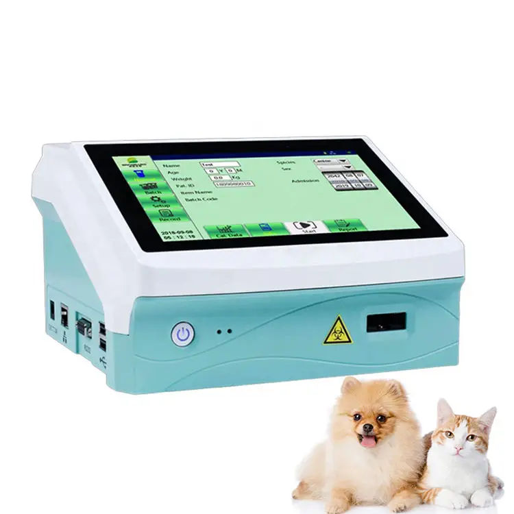 

Pet Dog Crp T4 Tsh Fluorescence Immunoassay Analyzer With 7 Inch Display For Animal