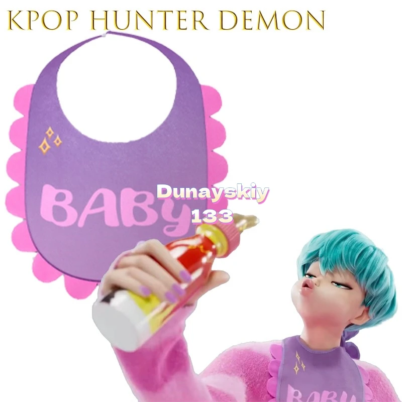 Saga Boys Abby Costume Cosplay Camicia da donna Bavaglino Grembiule con asciugamano bava Abito alla moda alla moda Halloween