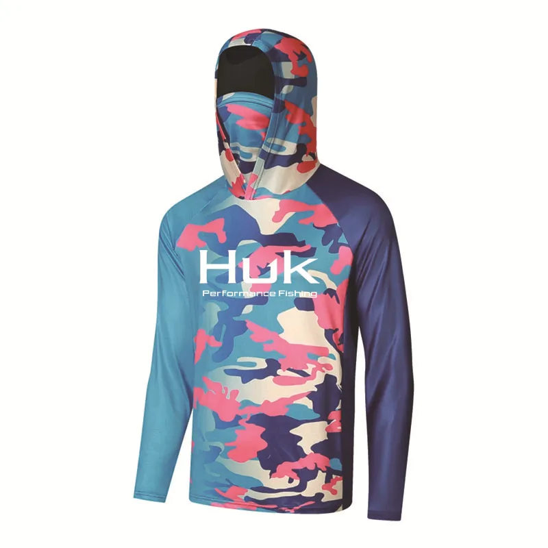 Huk Blue Red Camo F…