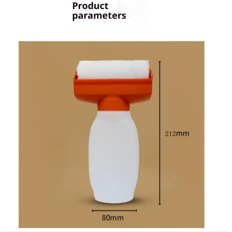 Outil de retouche réutilisable pour réparation murale, rouleau de peinture tout-en-un de 350ml avec bouteille rechargeable pour peinture au latex, conception sans goutte