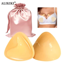 Double Sided Adhesive Bra Inserts Push Up Sticky Bra Pads Cup Enhancer Breast Lift Stick on Bra for Sports Bra Swimsuit