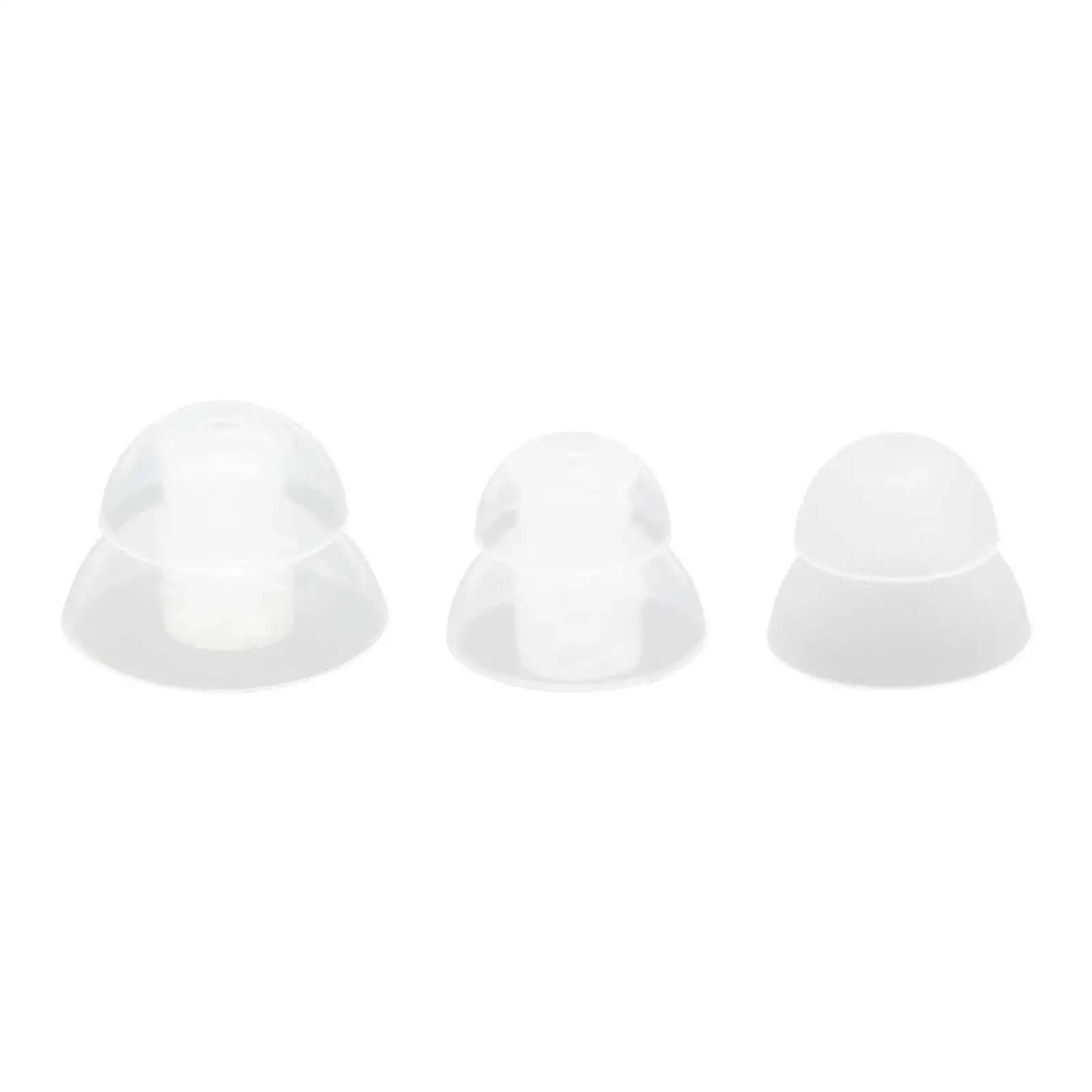 Replacement Earbud Caps Portable Silicone Eartips Washable Covers for Audio Headphones Ergonomic Design