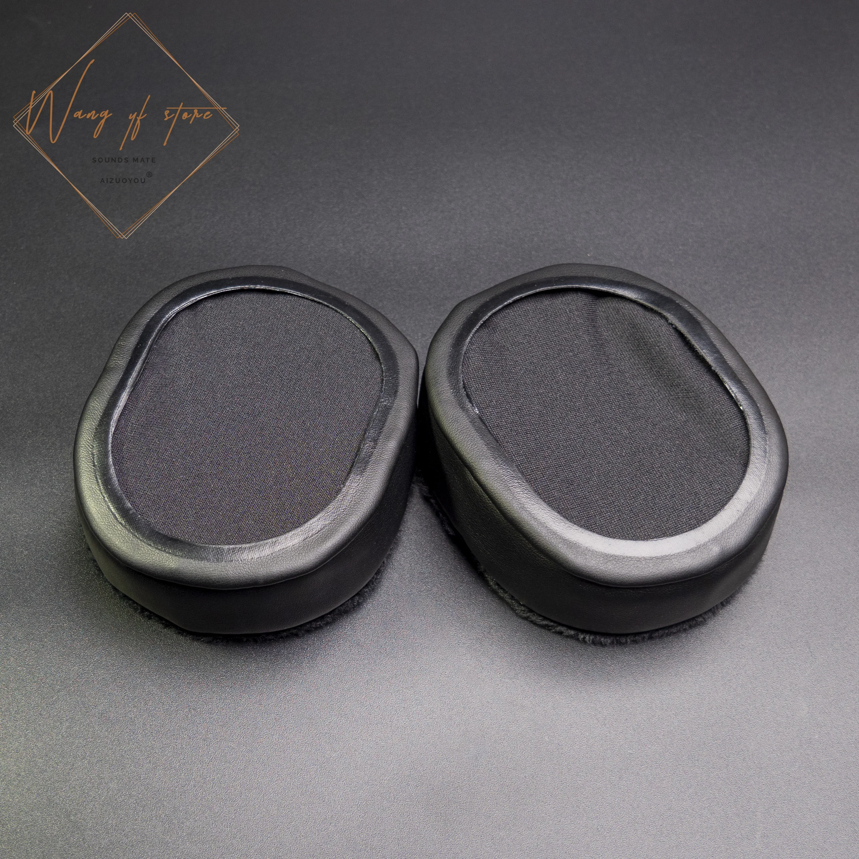NAD-VISO HP50 NAD HP50 헤드폰 교체 용 귀마개 스폰지 헤드셋 부품 가죽 벨벳 용 이어 패드 교체 용 폼 쿠션