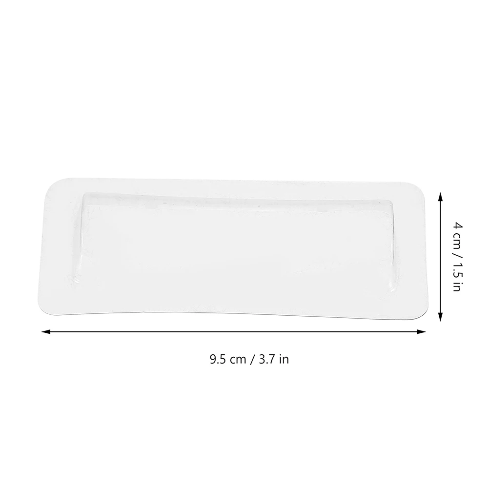 

24pcs Cash Card Holder Transparent Lip Balm Money Pouches Plastic Dome Pockets Clear Window Organizer Storage Solution