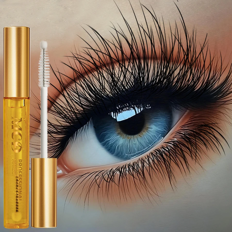 Transparentes, nährendes Wimpern- und Augenbrauenverstärker-Serum, natürliche Inhaltsstoffe für längere, würdige, dickere Wimpern-Make-up-Augengeschenke