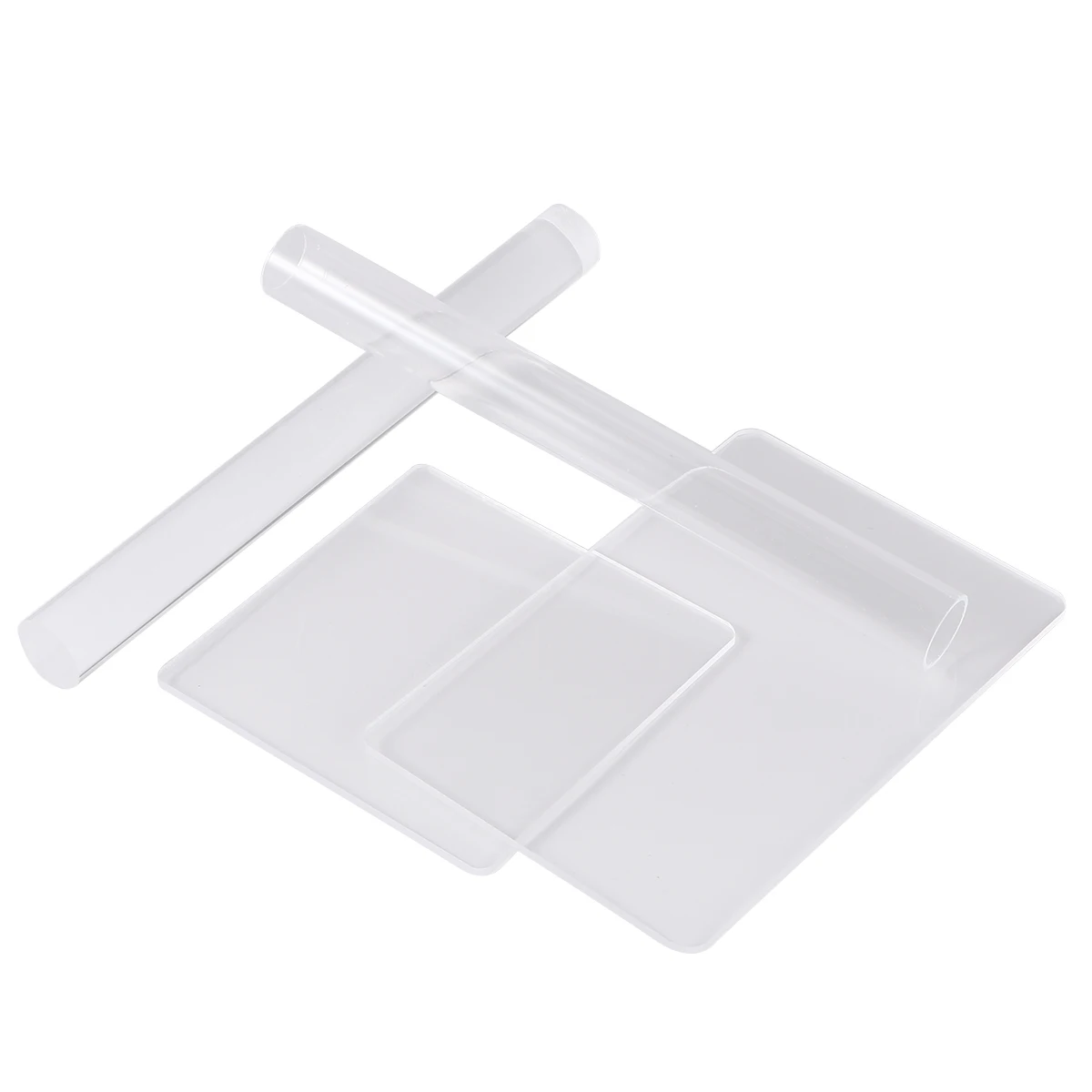 

4pcs Tool Set Polymer Clay Tools Acrylic Roller Modelling Supplies Shaping Durability Dustproof Long Use Clay Crafts Sewing