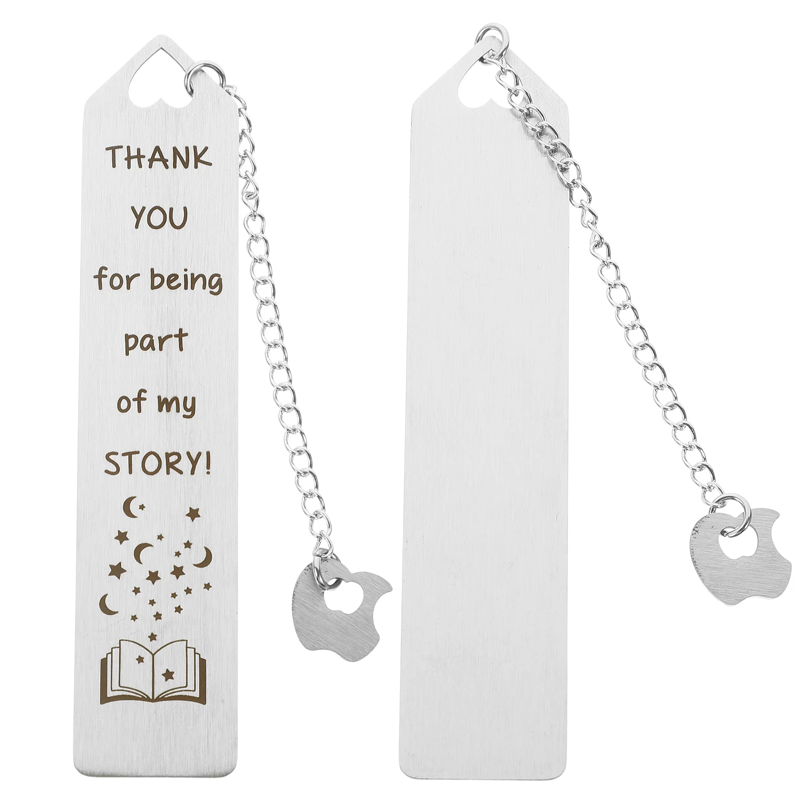 

Creative Metal Stainless Steel Bookmark Decorative Book Marker Gift for Students Book Lovers Readers Bookmark