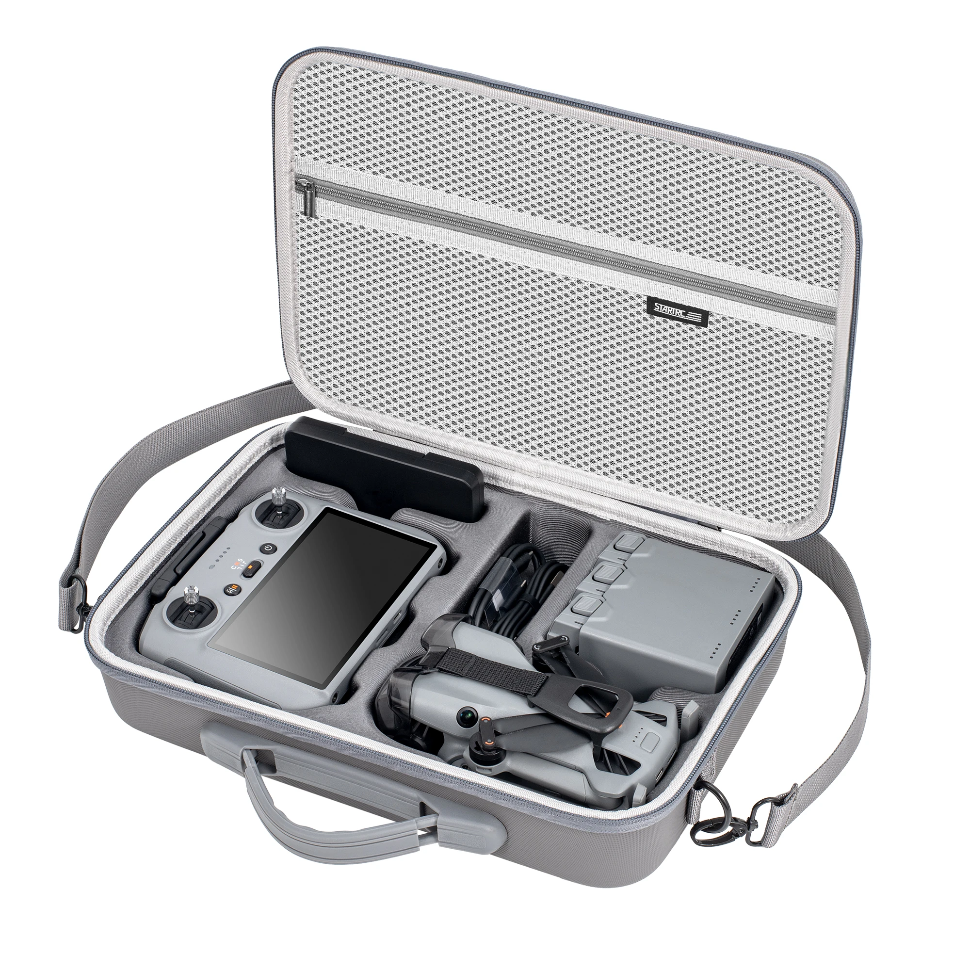 

Портативный кейс STARTRC PHOTO для DJI Mini 5 Pro Fly More Combo и аксессуаров, совместимый с контроллером DJI RC 2