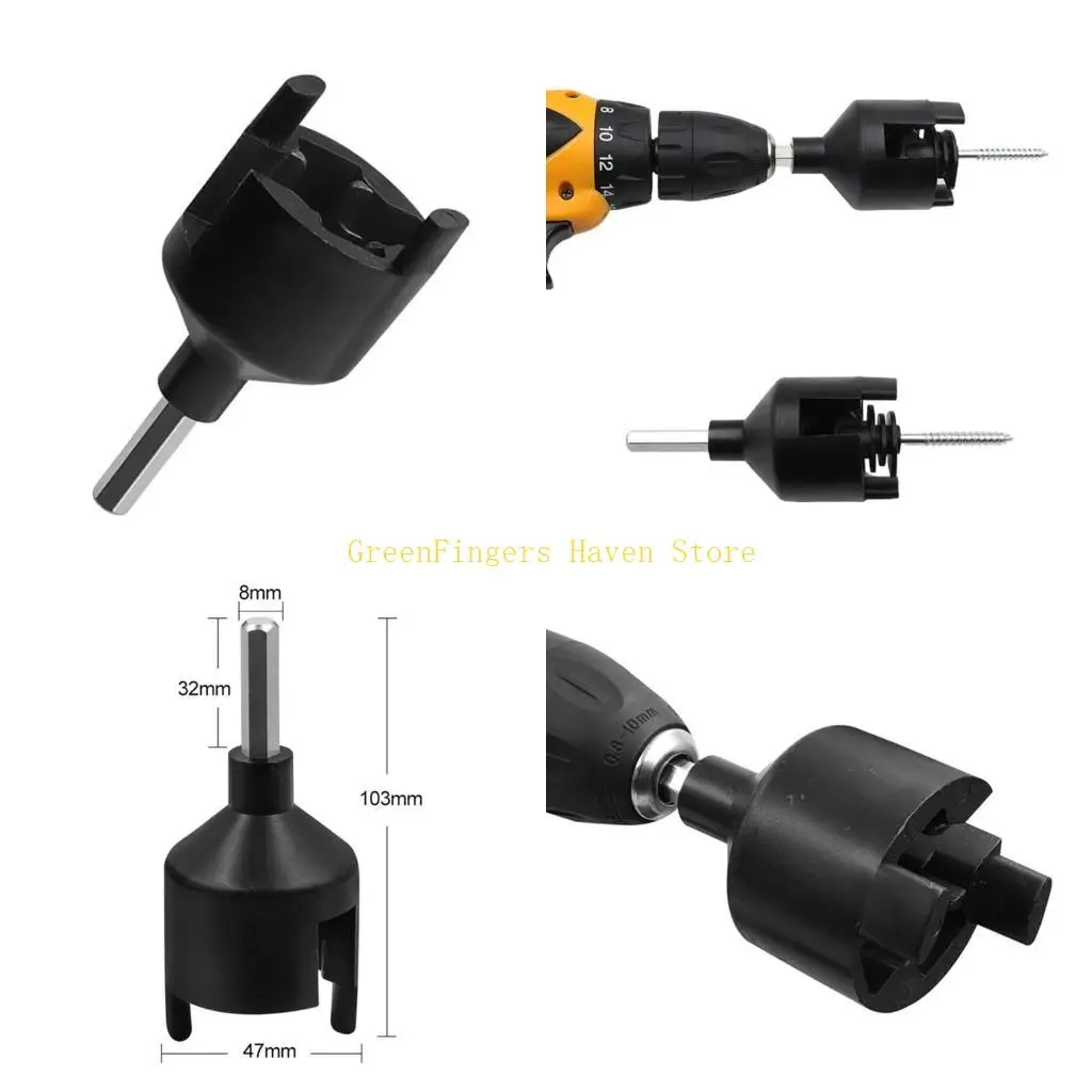 

F68D Electric Fence Insulator Sleeve Electric Drill Insulation Buckle Screw Drum