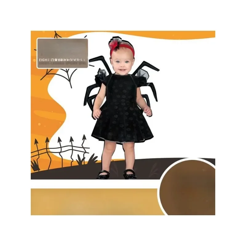 Halloween Stage Performance Costume Anime Cosplay Eight-Legged Spider Girl Dress New 2024 Children\'s Cosplay Party Wear