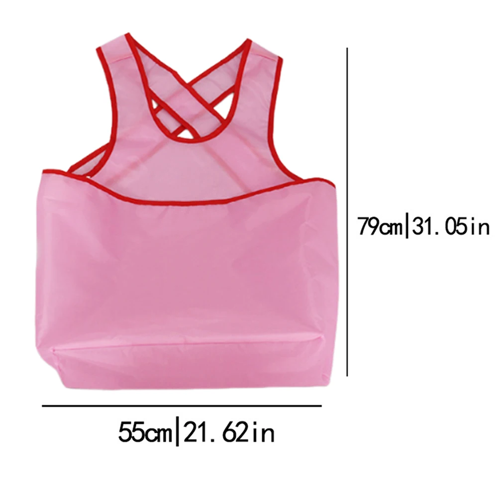 Sleeveless Laundry Apron Pocket Shaped Design Laundry Supplies Mother Gifts Large Capacity Drying Clothes Organizer Comfortable