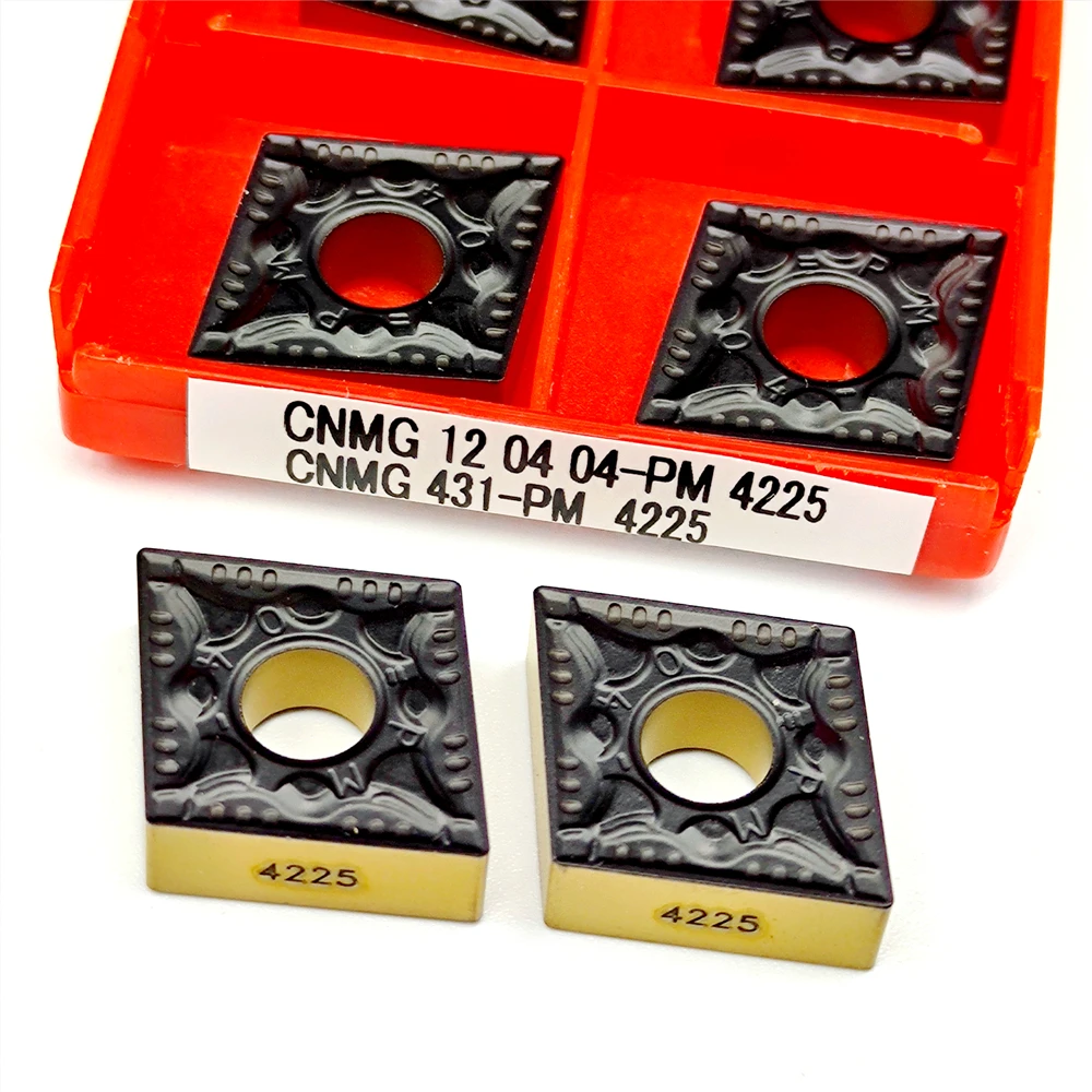 Imagem -03 - Azul Cnmg120404 Cnmg120408 Carboneto Cortador de Torneamento Inserções Torno Ferramenta Cnmg 120404 120408 Metal Parte Nano