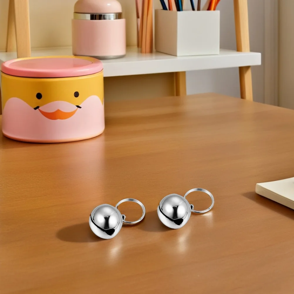 

12Pcs Pet Collar Bells Small Lightweight Metal Pendant for Cat Dog Outdoor Waterproof Neck Charm Kitten Collar Bell