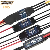 FMS ESC Speed Control Brusheless 6A 12A 20A 40A 50A 60A 80A  100A 120A New Predator RC Airplane Model Plane Avion Spare Parts
