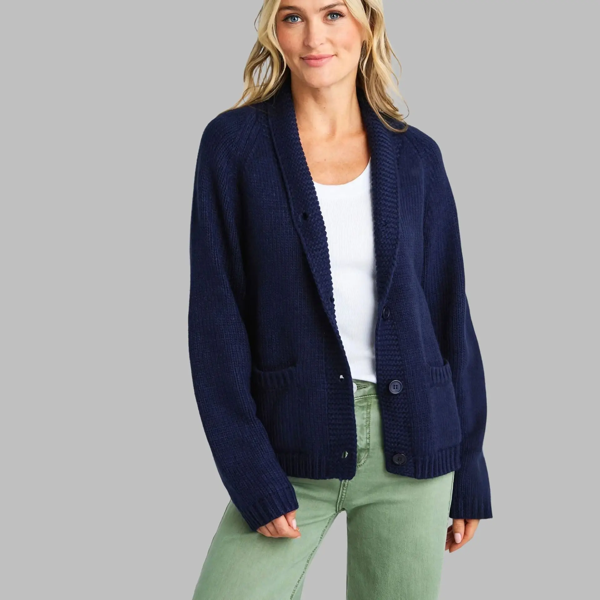 Manga 2025 Nowy damski codzienny sweter z dzianiny z długim rękawem i filtrem przeciwsłonecznym