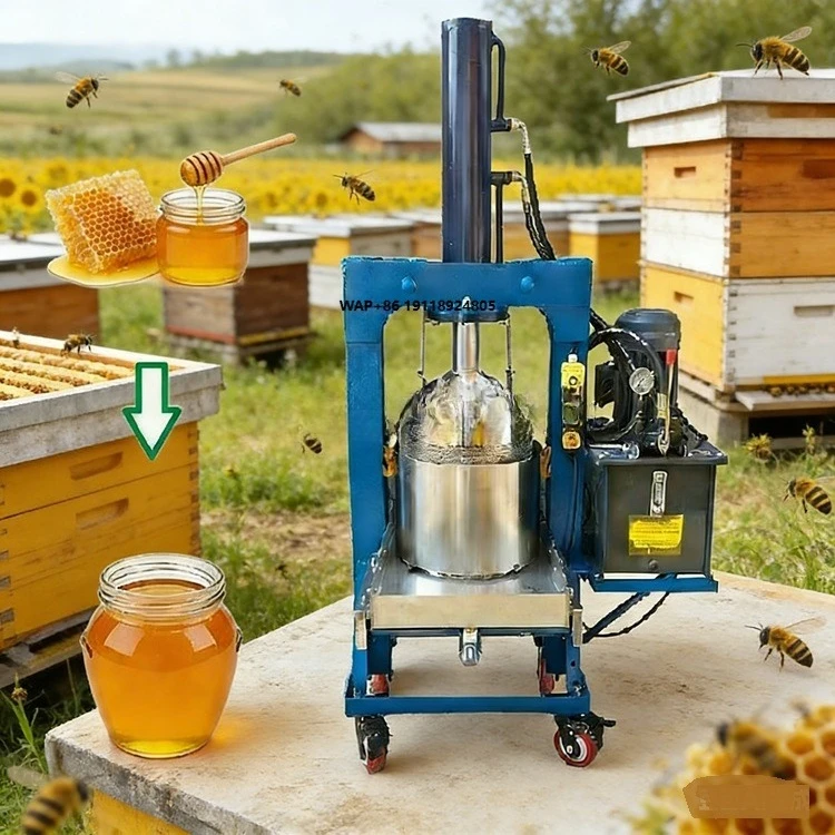 Stainless Steel  Electric Honey Processing Equipment Honey Extraction Processing Equipment Mango Cold Press Squeezer Machine