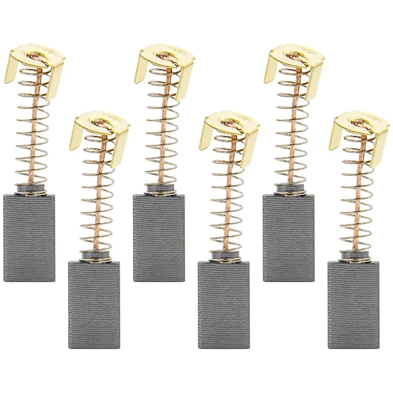 2025 Hot Style 2610320391 Carbon Brush For 1619X08020 1619X07410 1619X01351 Compatible With HD77 - S77 CIR Saw (6/Pack)