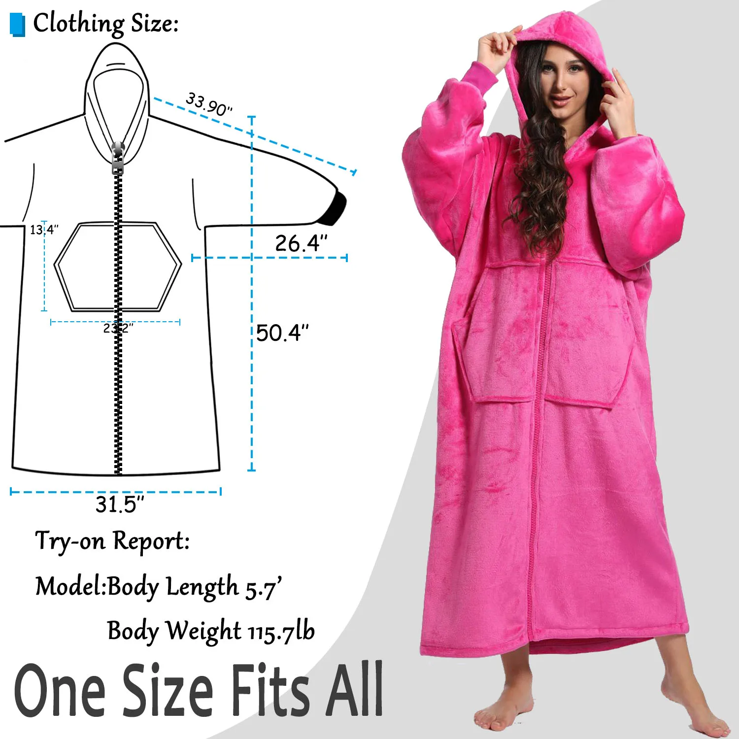 겨울용 남녀 긴 후드 지퍼 잠옷, 커플 스타일, 따뜻함을 위한 두꺼운 안감, 가정용으로 적합