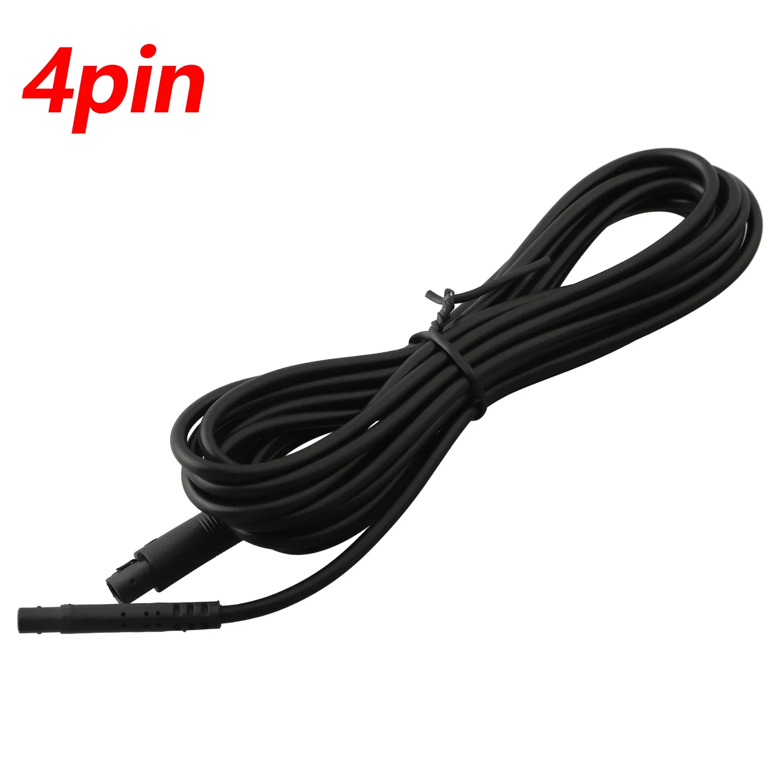 

Parking Camera Extension Cable Extension Cord Parking Video 4-core Black Male To Female Wear-Resistant 300CM 4pin ABS