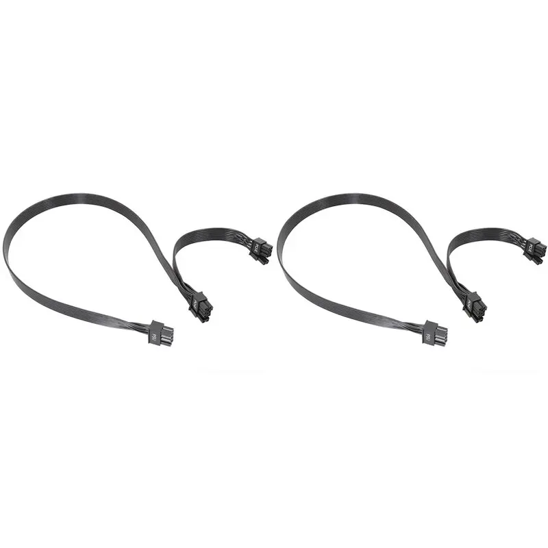 Exquisite-2X 8 Pin PSU To Dual 6+2 Pin PCIE Power Cable For Thermaltake, Male To Male GPU Cable For ARESGAME Modular Power Suppl