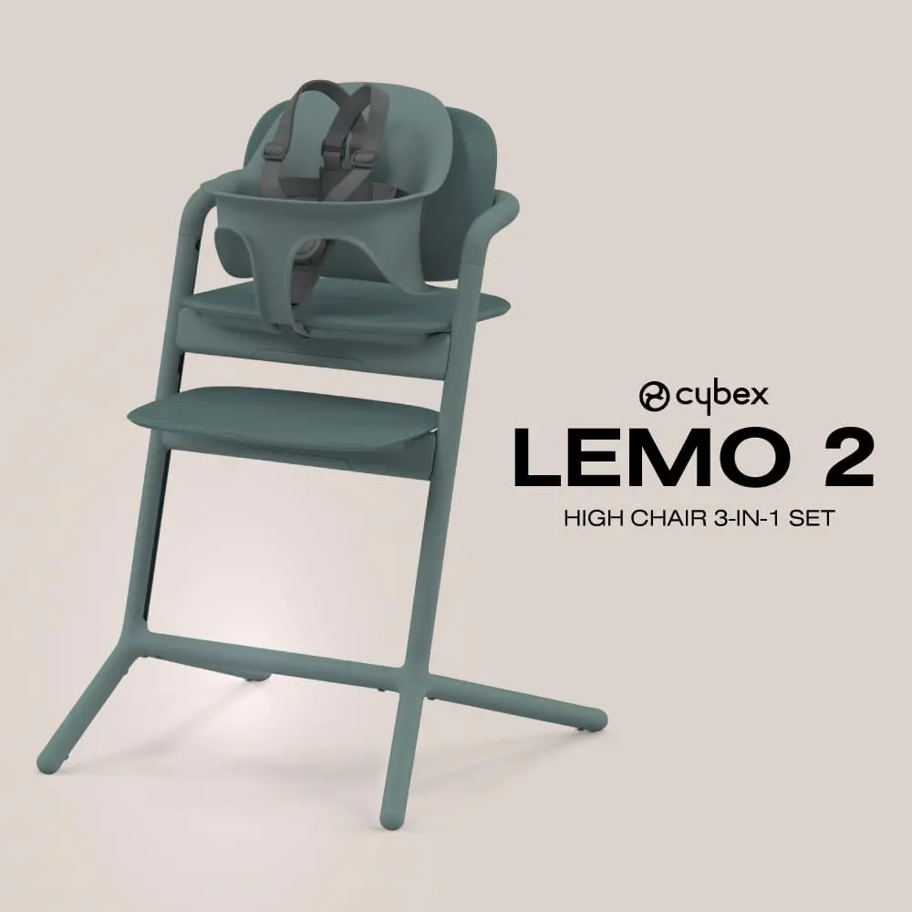 Cybex Lemo2 Generation 子供用ダイニングチェア ブランドソース ハイチェアブースター 成長機能付き リクライニングロッキングベッド