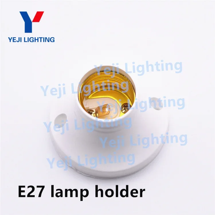 Plástico lâmpada titular e27